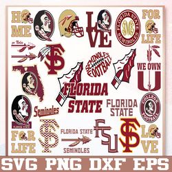 Bundle 24 Files Florida State Seminoles Football Team svg, Florida State Seminoles svg, N C A A Teams svg, N C A A Svg