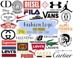 Logo Brand Bundle Svg, Fashion Brand Svg,Famous Brand Svg, Silhouette Svg Files