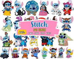 Stitch Crashes Disney SVG, PNG, DXF, Stitch Clip Art, Stitch T Shirt, Stitch Cut Files, Cricut