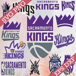 Bundle 13 Files Sacramento Kings Basketball Team svg, Sacramento Kings svg, NBA Teams Svg, NBA Svg, Png, Dxf, Eps, Insta