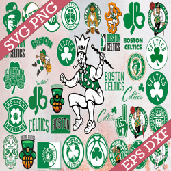 Bundle 37 Files Boston Celtics Basketball Team Svg, Boston Celtics SVG, NBA Teams Svg, NBA Svg, Png, Dxf, Eps, Instant D
