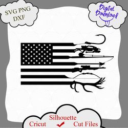 Hunting and fishing american flag svg, american flag design for t shirts, hunting fishing flag svg, Hunting and fishing