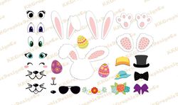 Easter bunny bundle svg Easter svg bundle Easter bunny svg Bunny svg Happy easter svg Easter egg svg Rabbit svg