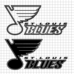 St Louis Blues logos in SVG, St. Louis Blues svg, St. Louis Blues vector, png, dxf, files INSTANT DOWNLOAD