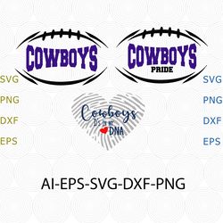 Cowboys its in my DNA in svg, Cowboys Pride in svg, Cowboys in svg, dxf, and png, Cowboys in svg vector, Cowboys logo