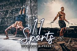 Sports Lightroom Presets. Desktop And Mobile. 10 Different Presets. Fitness, Game Day, Athlete, Sporty, Athletic Presets