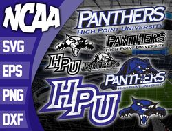 High Point Panthers SVG bundle , NCAA svg, logo NCAA bundle svg eps dxf png , digital Download , Instant Download