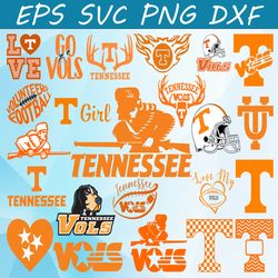 Bundle 23 Files Tennessee Vols Football Team svg, Tennessee Vols svg, N C A A Teams svg, N C A A Svg, Png, Dxf, Eps