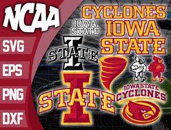 Iowa State Cyclones SVG bundle , NCAA svg, logo NCAA bundle svg eps dxf png , digital Download , Instant Download
