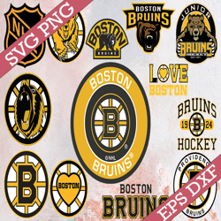 Bundle 13 Files Boston Bruins Hockey Team Svg, Boston Bruins SVG, NHL Svg, NHL Svg, Png, Dxf, Eps, Instant Download