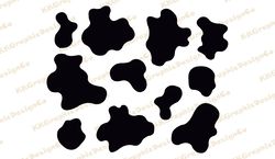 Cow spots svg Cow print svg Cow pattern svg Cow svg Cow print png Cow clipart Cow print pattern Cow spot svg Cow spots