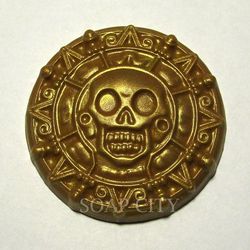 Skull coin plastic mold