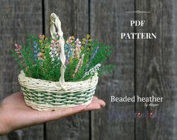 Beaded Flowers pattern | Heather | Seed bead patterns | Beadwork pattern | Digital Download - PDF