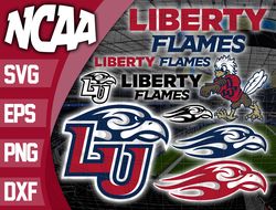 Liberty Flames SVG bundle , NCAA svg, logo NCAA bundle svg eps dxf png , digital Download , Instant Download