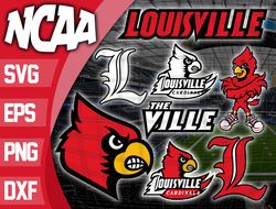 Louisville Cardinals SVG bundle , NCAA svg, logo NCAA bundle svg eps dxf png , digital Download , Instant Download