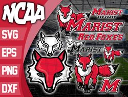 Marist Red Foxes SVG bundle , NCAA svg, logo NCAA bundle svg eps dxf png , digital Download , Instant Download