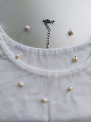 Ghost Chain Pearl Necklace