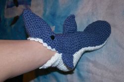 ADULTS - Unisex Crochet Shark Slipper Socks