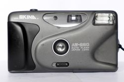 Skina AW-220 35mm focus free point&shoot compact film camera working strap