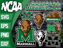 Marshall Thundering Herd SVG bundle , NCAA svg, logo NCAA bundle svg eps dxf png , digital Download , Instant Download