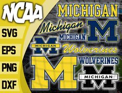 Michigan Wolverines SVG bundle , NCAA svg, logo NCAA bundle svg eps dxf png , digital Download , Instant Download
