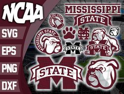 Mississippi State Bulldogs SVG bundle , NCAA svg, logo NCAA bundle svg eps dxf png,digital Download ,Instant Download