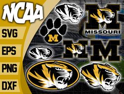 Missouri Tigers SVG bundle , NCAA svg, logo NCAA bundle svg eps dxf png,digital Download ,Instant Download