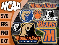 Morgan State Bears SVG bundle , NCAA svg, logo NCAA bundle svg eps dxf png,digital Download ,Instant Download