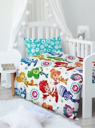 Baby bed linen JUNIOR for mattress 160x80 cm Fixies