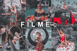 FILM Lightroom Mobile & Desktop Presets, Influencer Presets, Film Aesthetic Preset, Vintage Analog Film, Instagram Film