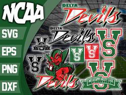 MVSU Delta Devils SVG bundle , NCAA svg, logo NCAA bundle svg eps dxf png,digital Download ,Instant Download