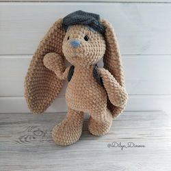 Crochet pattern Easter Bunny amigurumi rabbit stuffed animal hare toy