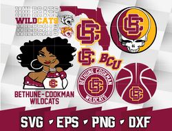Bethune Cookman Wildcats SVG bundle , NCAA svg, logo NCAA bundle svg eps dxf png,digital Download ,Instant Download