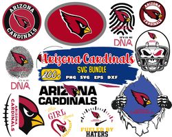 Arizona Cardinals Svg Bundle, Arizona Cardinals Svg, Sport Svg, Nfl Svg, Png, Dxf, Eps Digital File
