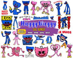 Huggy Wuggy svg, Kissy Missy Poppy Playtime SVG, PNG, DXF. Digital Files Cricut Silhouette