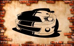sports car, image of racing car sticker, race, children room, boy room, garage, wall sticker vinyl decal mural art decor