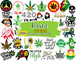 Rasta svg, Rasta, Weed svg, Weed svg bundle, Weed Leaf svg, Marijuana svg, High Svg, marijuana svg