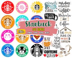 Starbucks Wrap SVG, Starbucks bundle svg, Starbucks cup wrap bunlde svg, Instant Download