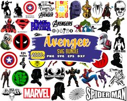 Superhero svg, Avengers Svg Bundle, Avengers Svg, Cricut, Cut Files, Layered Digital Vector File, Layered Files