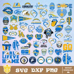 Los Angeles Chargers Svg, National Football League Svg, NFL Svg, NFL Team Svg, American Football Svg, Sport Svg Files