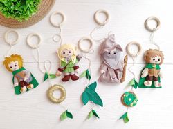 Lord of the Rings montessori baby set toys Lord of the Rings nursery decor The hobbit decor ornaments The hobbit toys