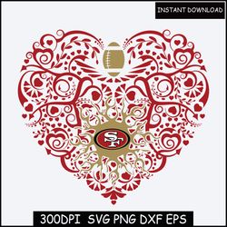 Heart For The San Francisco 49ers