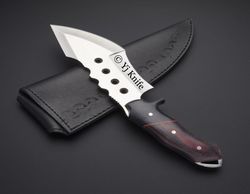 Custom Hand Forged, High Carbon Steel Functional Tracker 13 inches, Tracker Knife, Tracker Battle Ready, With Sheath