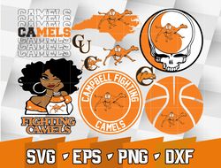 Campbell Fighting Camels SVG bundle , NCAA svg, logo NCAA bundle svg eps dxf png,digital Download ,Instant Download