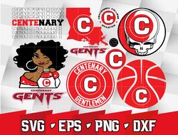 Centenary Gentlemen SVG bundle , NCAA svg, logo NCAA bundle svg eps dxf png,digital Download ,Instant Download