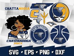 Chattanooga Mocs SVG bundle , NCAA svg, NCAA bundle svg eps dxf png,digital Download ,Instant Download
