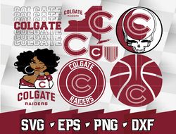Colgate Raiders SVG bundle , NCAA svg, NCAA bundle svg eps dxf png,digital Download ,Instant Download