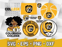 Colorado College Tigers SVG bundle , NCAA svg, NCAA bundle svg eps dxf png,digital Download ,Instant Download