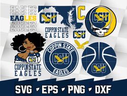 Coppin State Eagles SVG bundle , NCAA svg, NCAA bundle svg eps dxf png,digital Download ,Instant Download