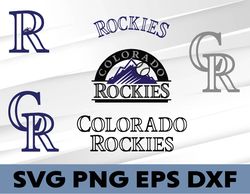 Colorado Rockies  logo, bundle logo, svg, png, eps, dxf